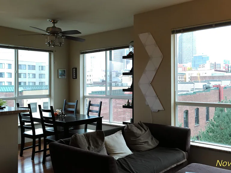 views from dining and living open area