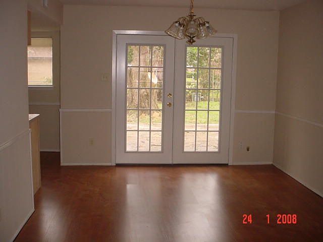 formal dining area features French doors