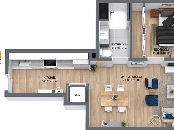 3rd image of 1433 N Wells St #306