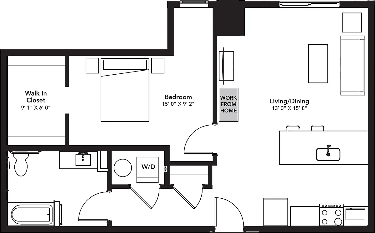 Floor plan A111-DDG