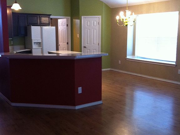 living room open to kitchen