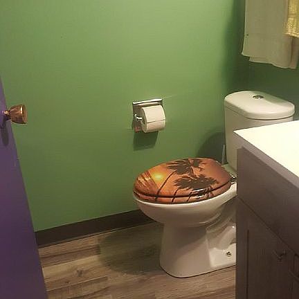 Basement bathroo. Renovation