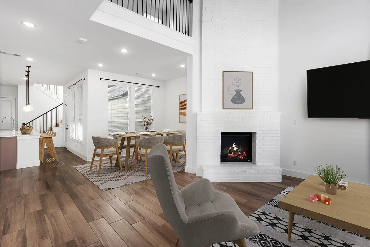 Digital Staging Living Room - 14421 Greymoore Cir