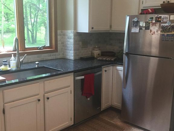 Kitchen with New Granite and Backsplash