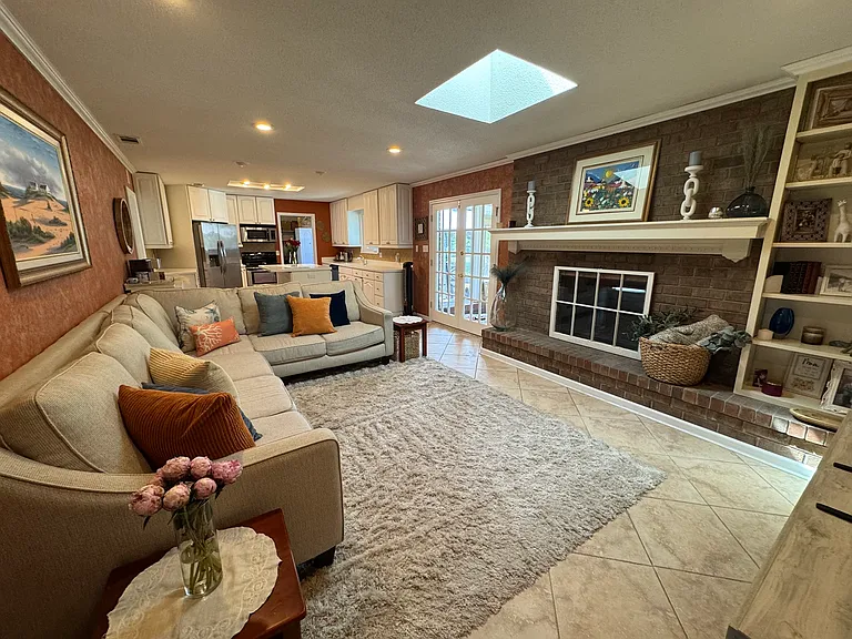 Open Concept Kitchen and Family Room