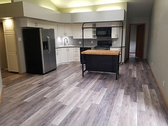 Kitchen from living area