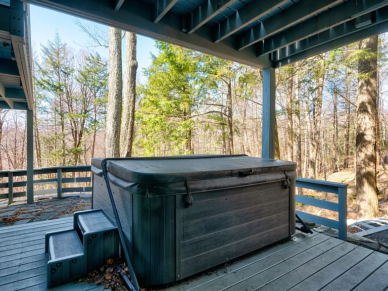 The hot tub.