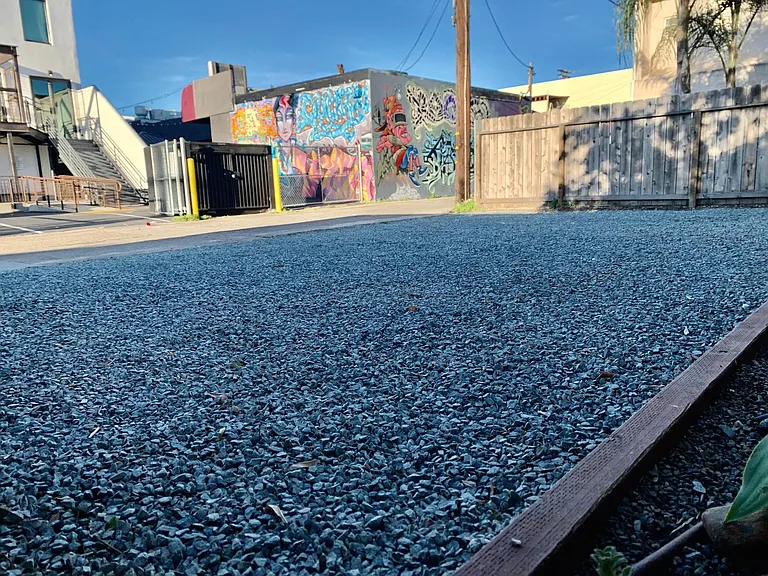 Parking for 4 large cars or SUVs