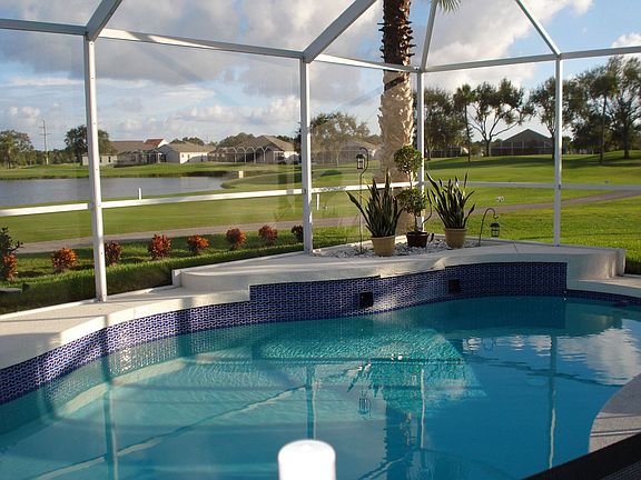Pool overlooking 7th Fairway