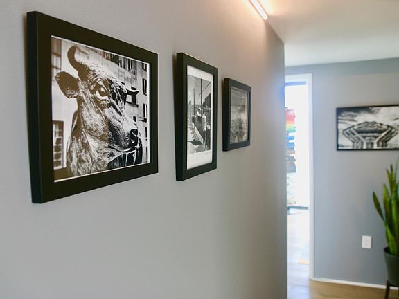 Hallway (just off the foyer) - picture wall