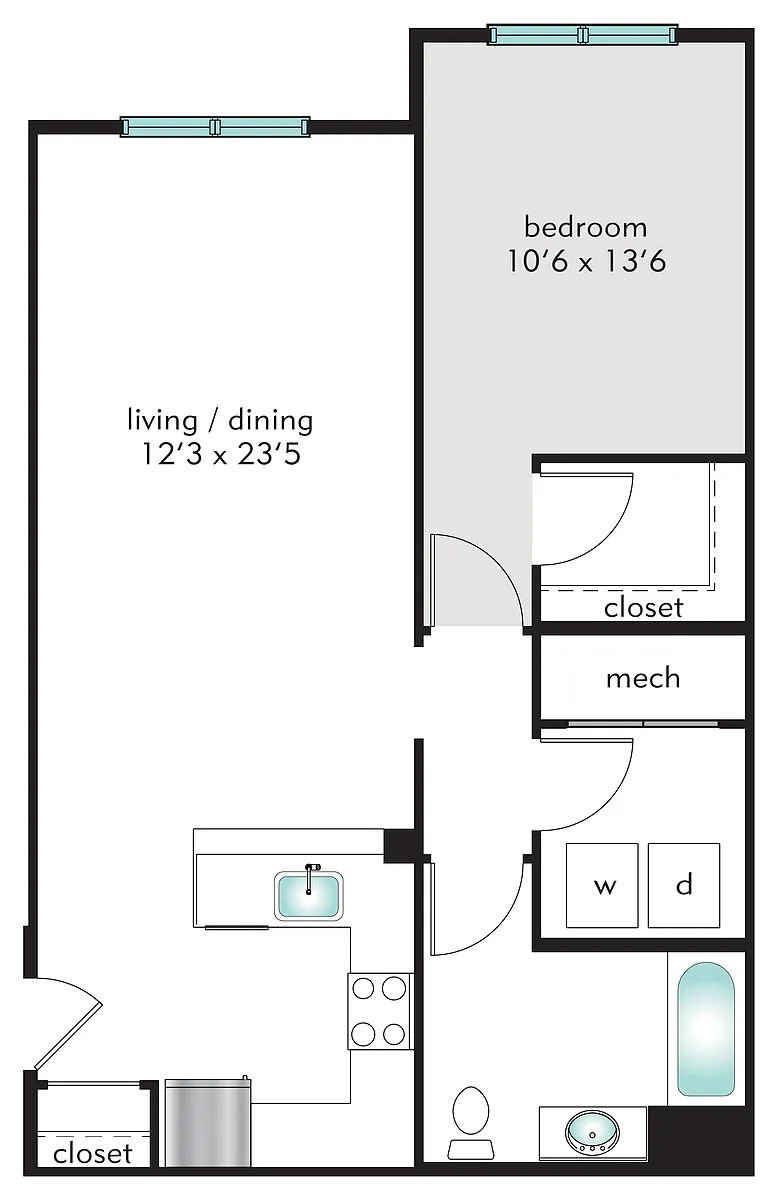 Floor plan 1I