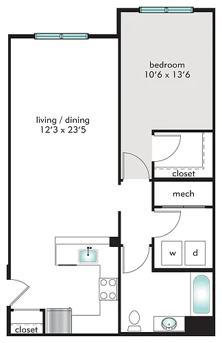 Floor plan 1I