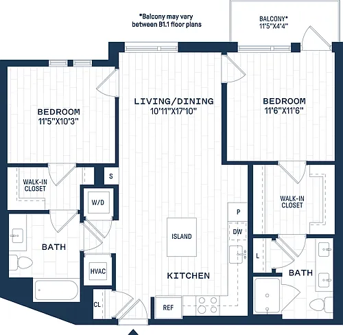 Floor plan B11