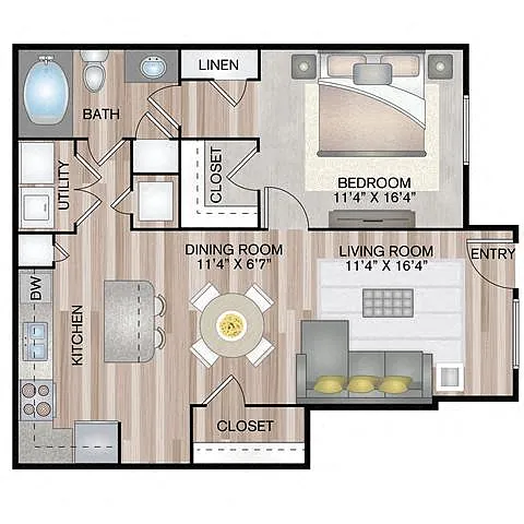 Floor plan Meadow Lane Overlook