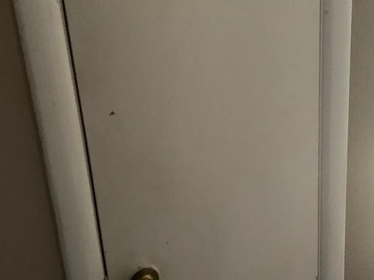 Linen closet in hallway