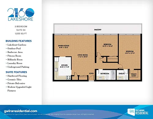 Floor plan 2 Bedroom