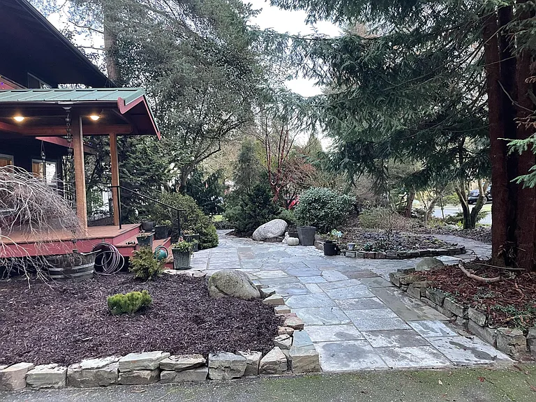 Walkway view from driveway