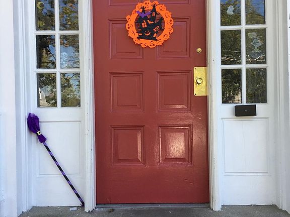 Front Entry Door. Always locked for your security.