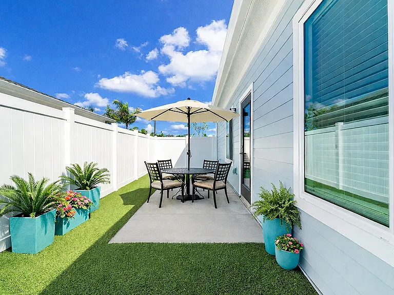 Private Fenced Backyard