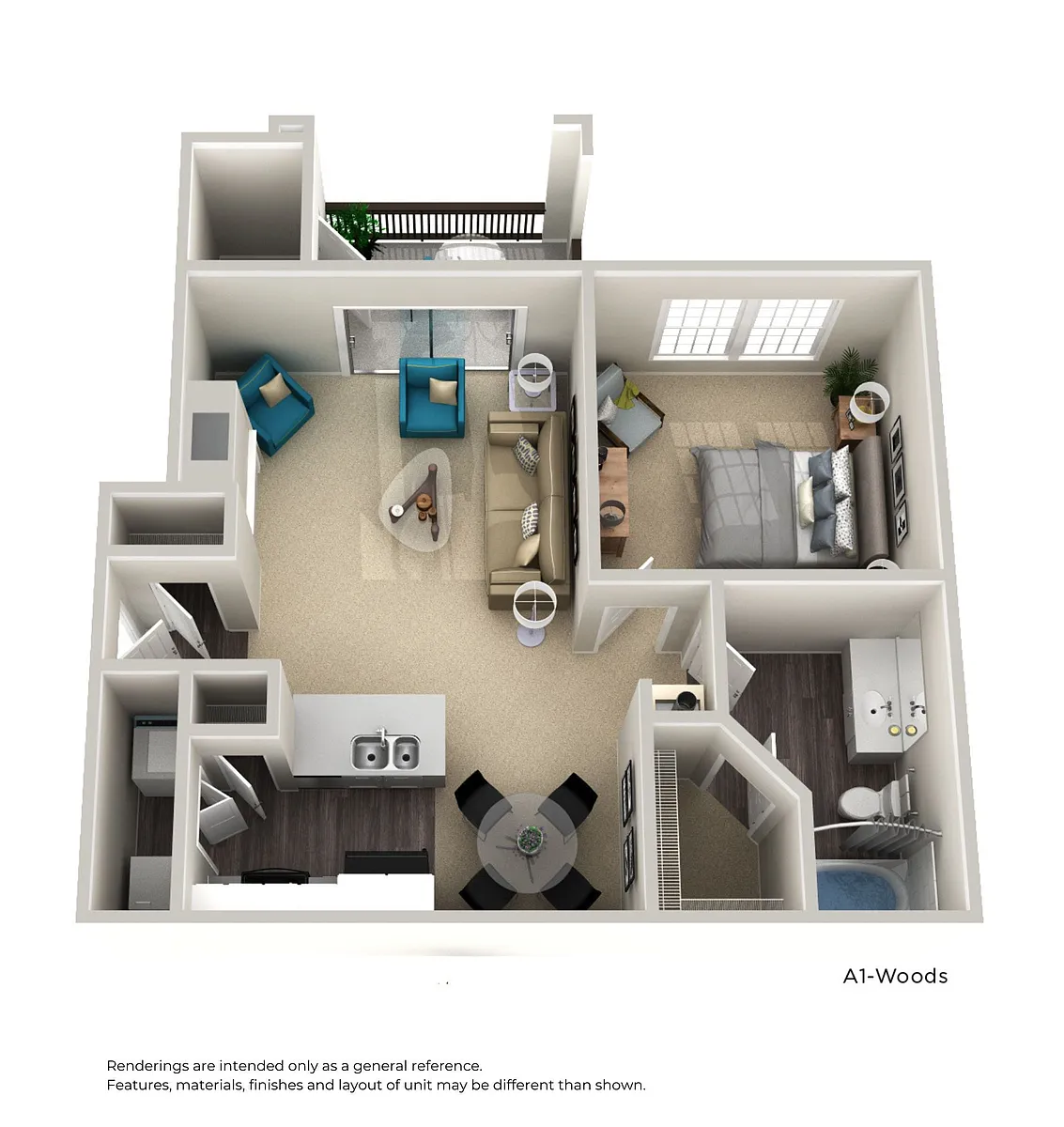 Floor plan A1 Platinum Renovation