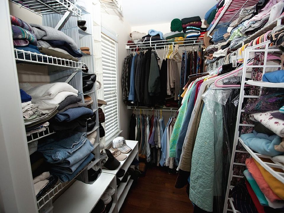 Large walk in closet 