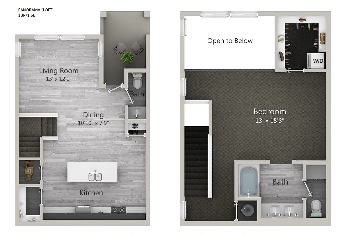 Floor plan Panorama Loft