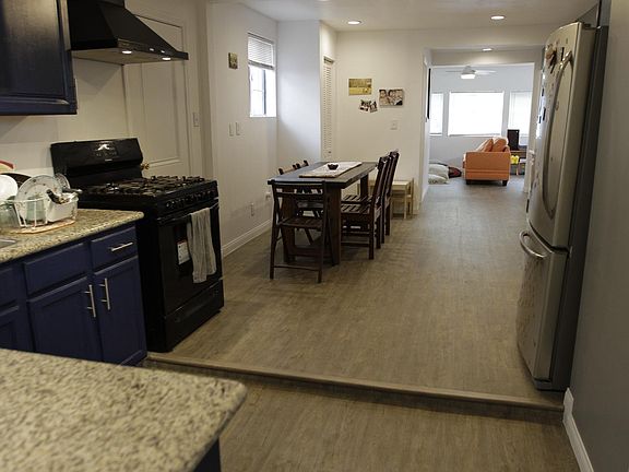 Kitchen looking toward living room
