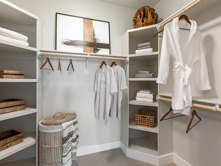 Expansive Walk-in Closets