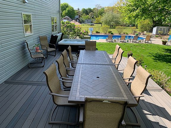 Large trex deck