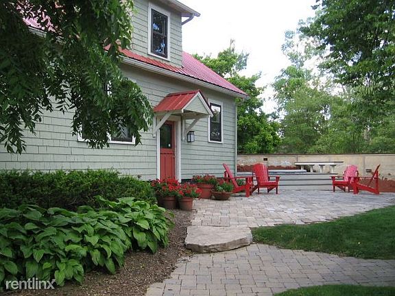 Back door and rear patio deck