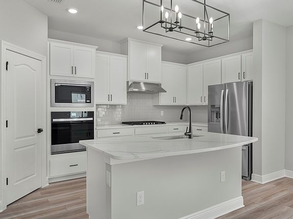 Chef-ready kitchen with stainless steel appliances included