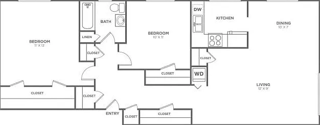 Floor plan Mercer Floor plan Mercer