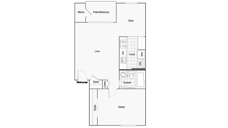 Floor plan Anderson