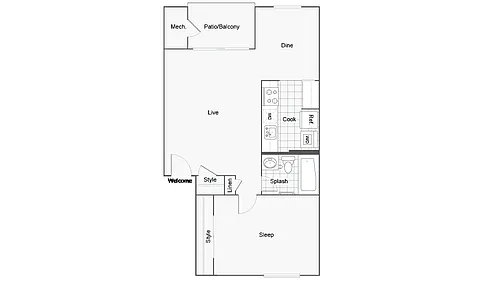 Floor plan Anderson