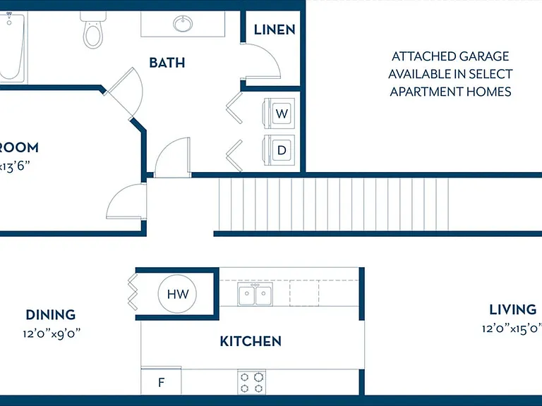 Windjammer 2 | 1BD, 1BA | 937SF Windjammer 2 | 1BD, 1BA | 937SF
