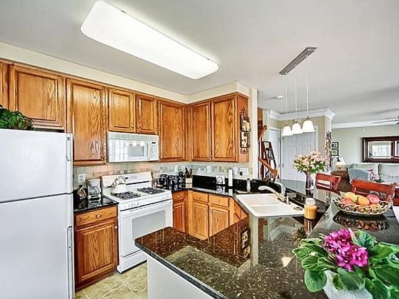 Open, updated kitchen