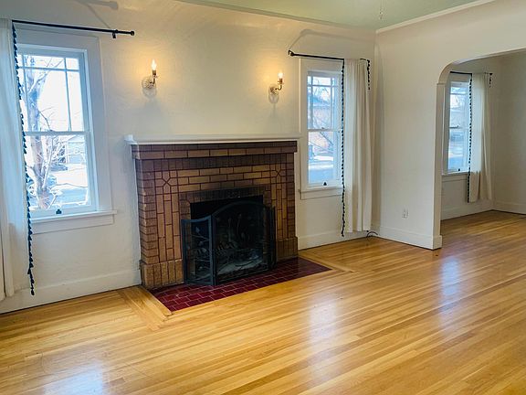 Large open living , dining area