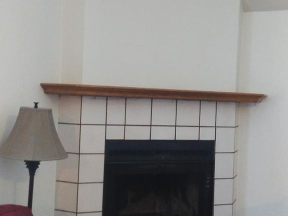 fireplace in family room