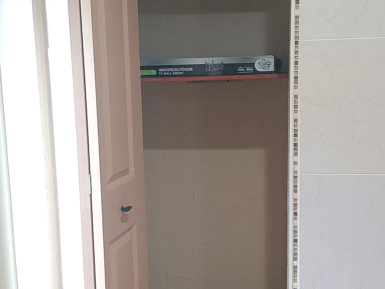 Living Room Closet with BiFold Door