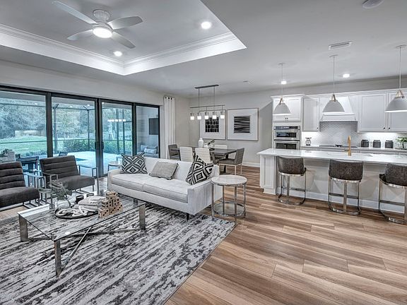 Open concept gathering room