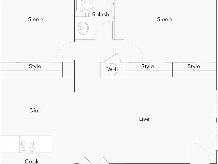 Berkley | 2-Bedroom Floorplan Berkley | 2-Bedroom Floorplan