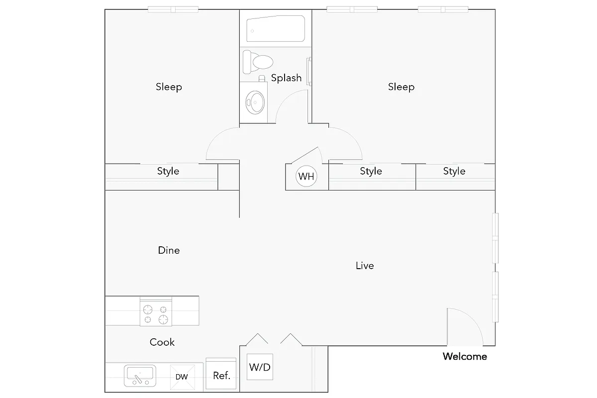 Floor plan Berkley