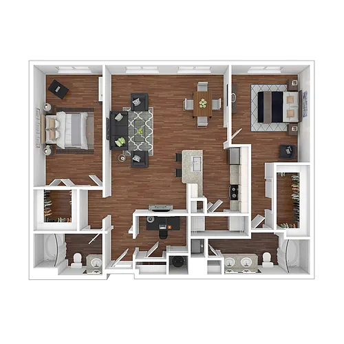 Floor plan The Washington Park