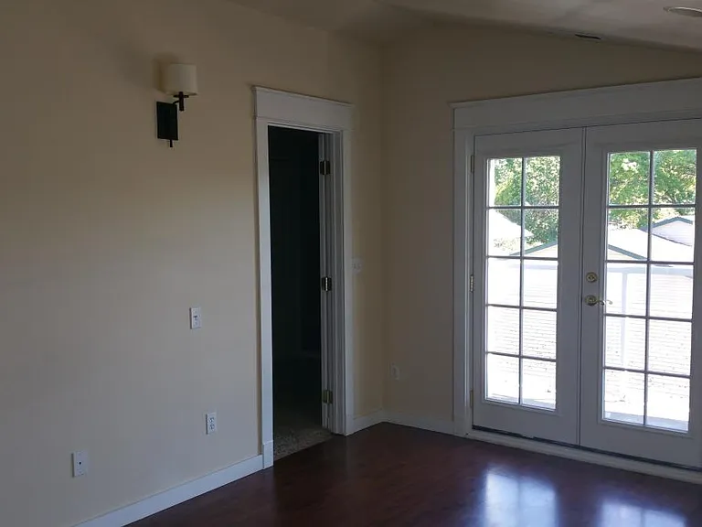 Master Bedroom on second floor has private balcony