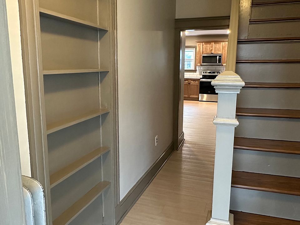 Front door looking down hallway.