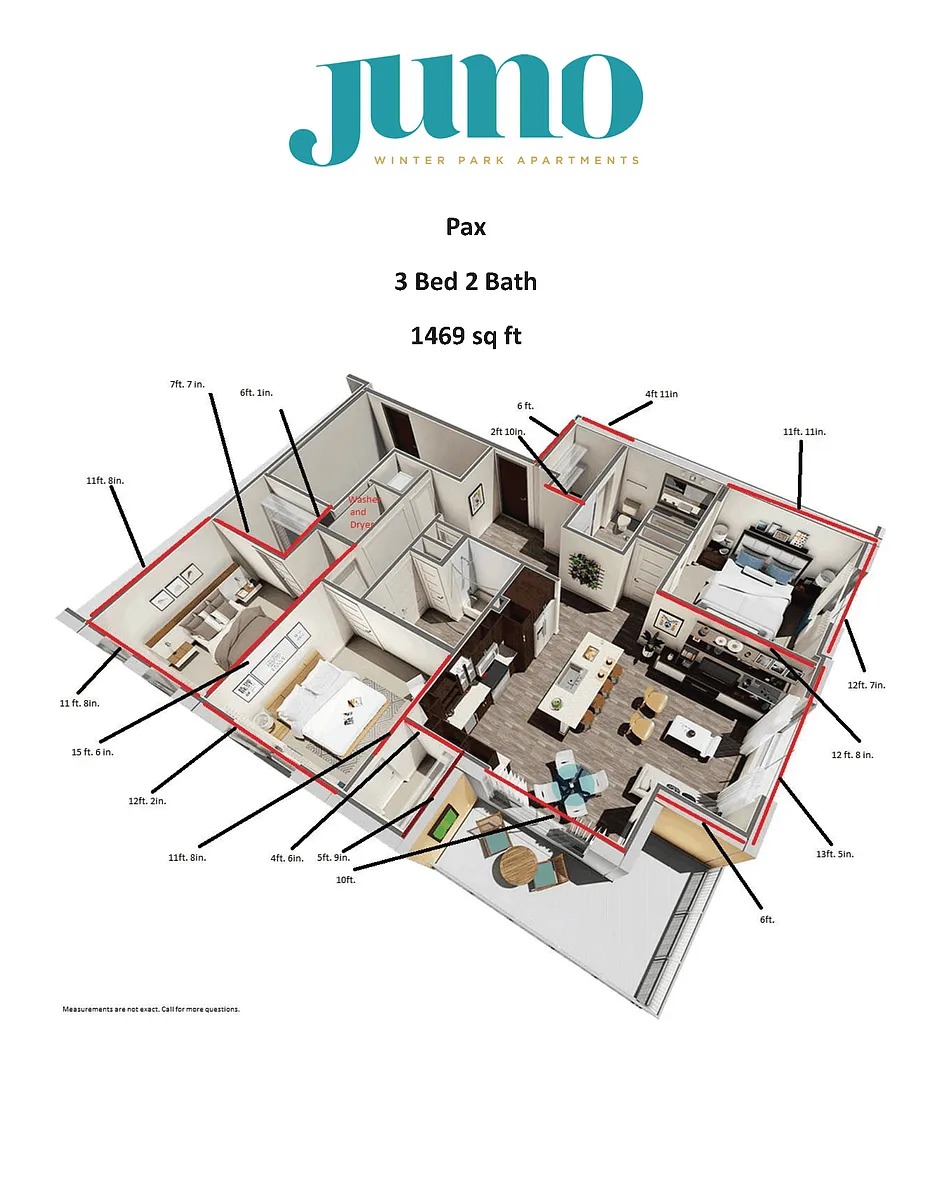 Floor plan Pax