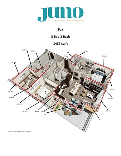 Floor plan Pax