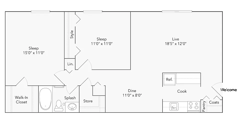 Floor plan Berkley