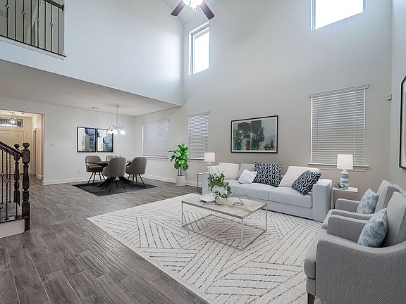 Virtually Staged - Family Room / Dining Area