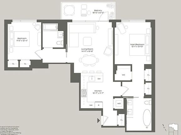2nd image of 128 W 23rd St #4A